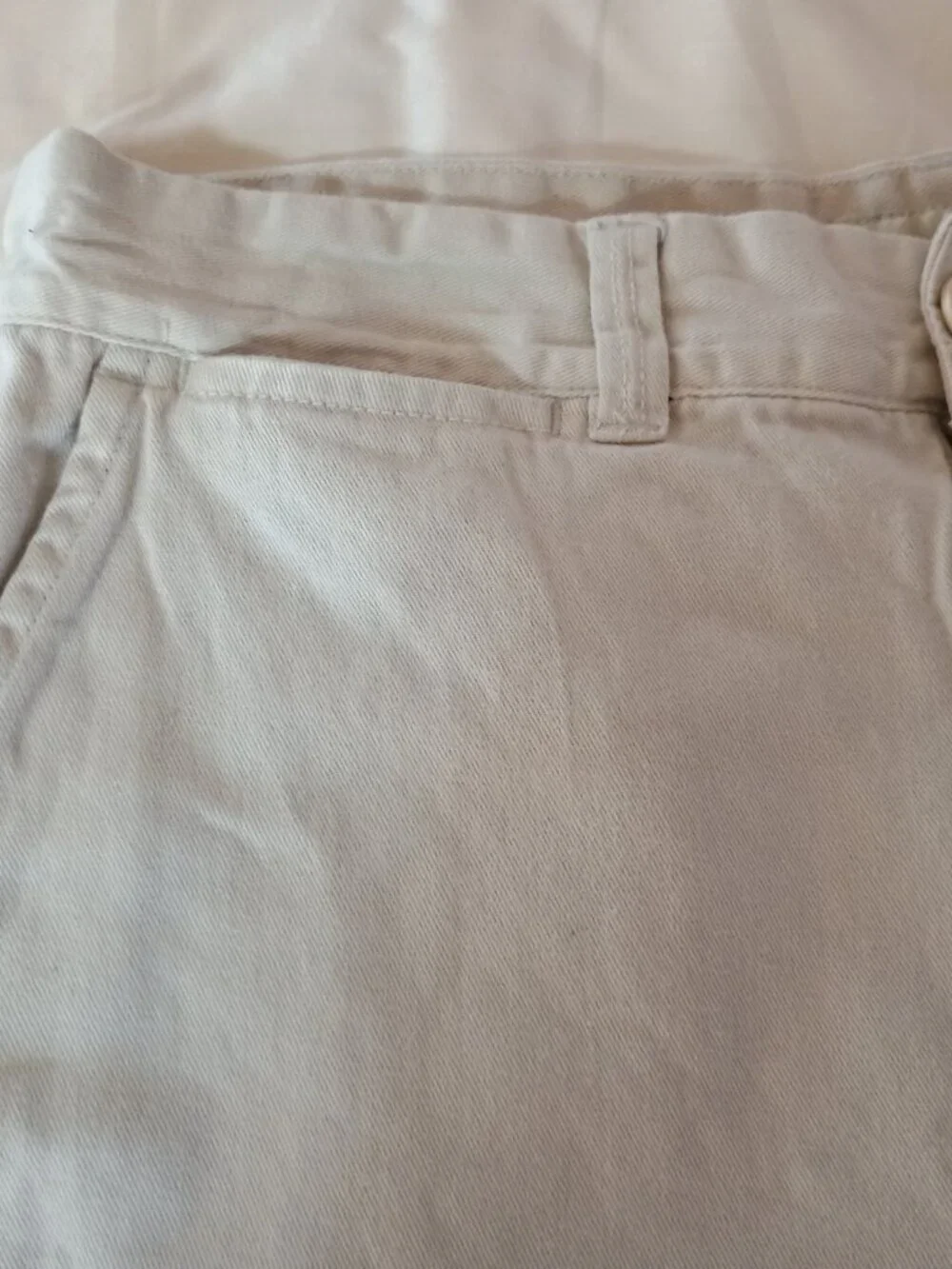 Set of 2 Boy 14 Shorts 4 Pockets 100% Cotton Dark Blue Cargo & Beige Chino Comfy